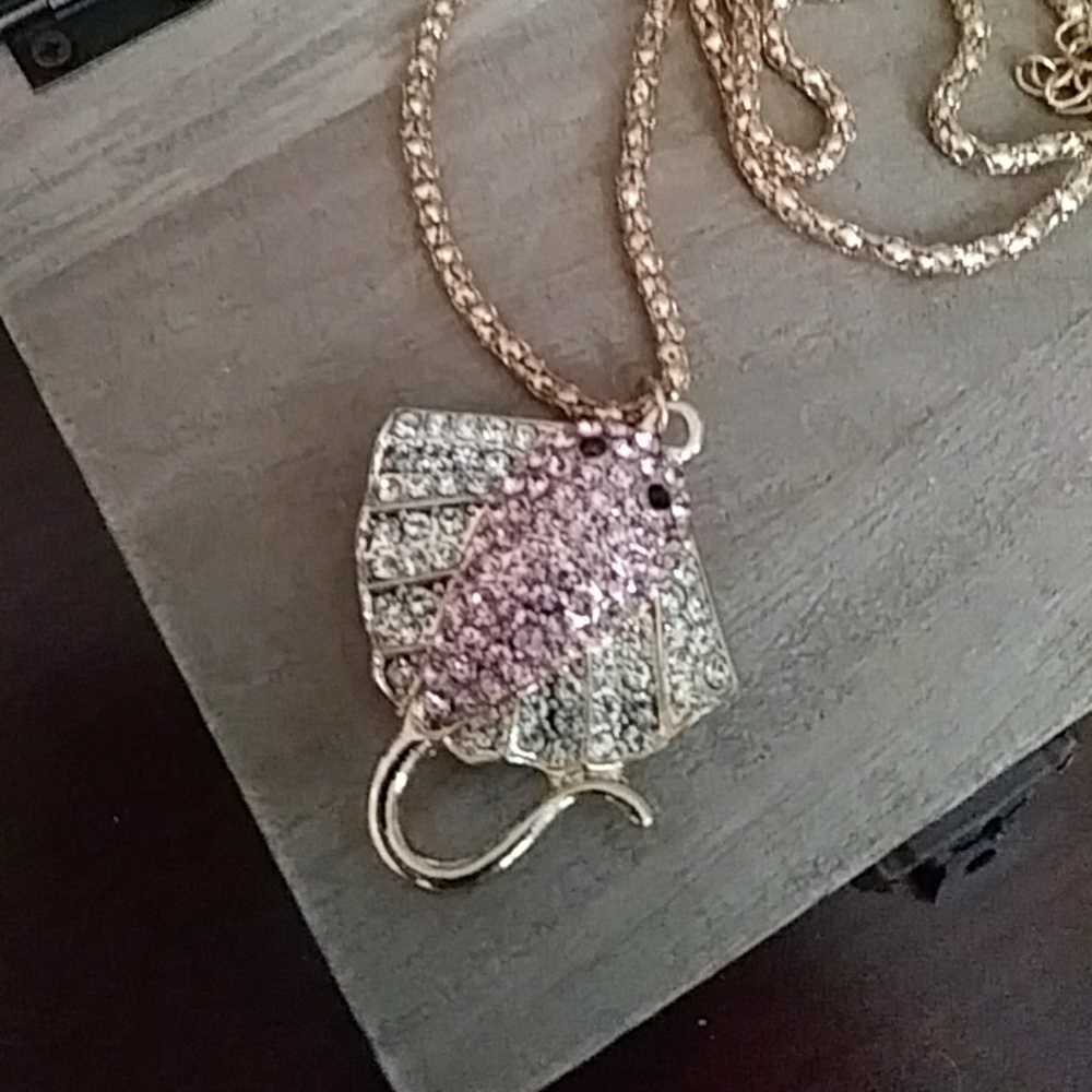Unique Betsey sweater necklace